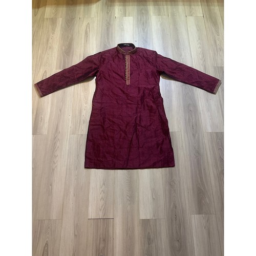 Naintara bajaj burgundy silk - bajaj,