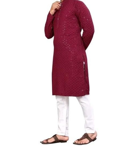 Men kurta pajama set - pajama,